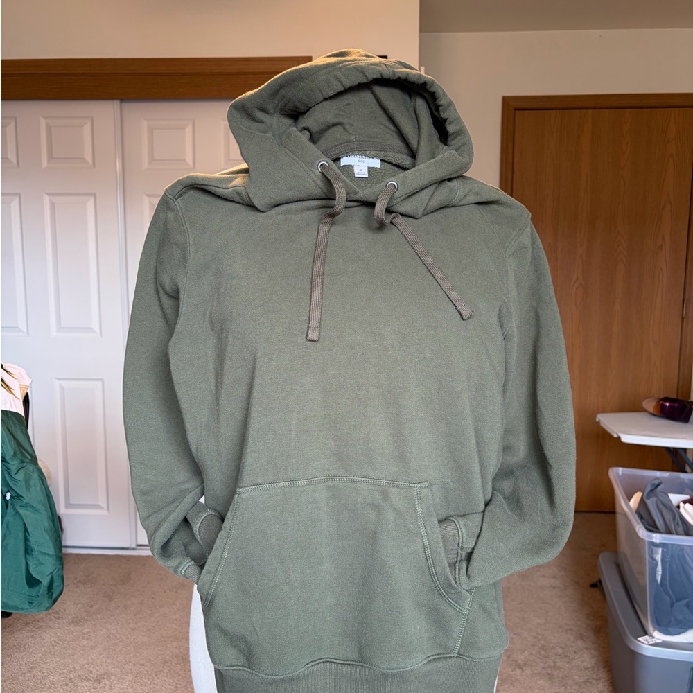 Goodfellow & Co Olive Hoodie with Drawstrings